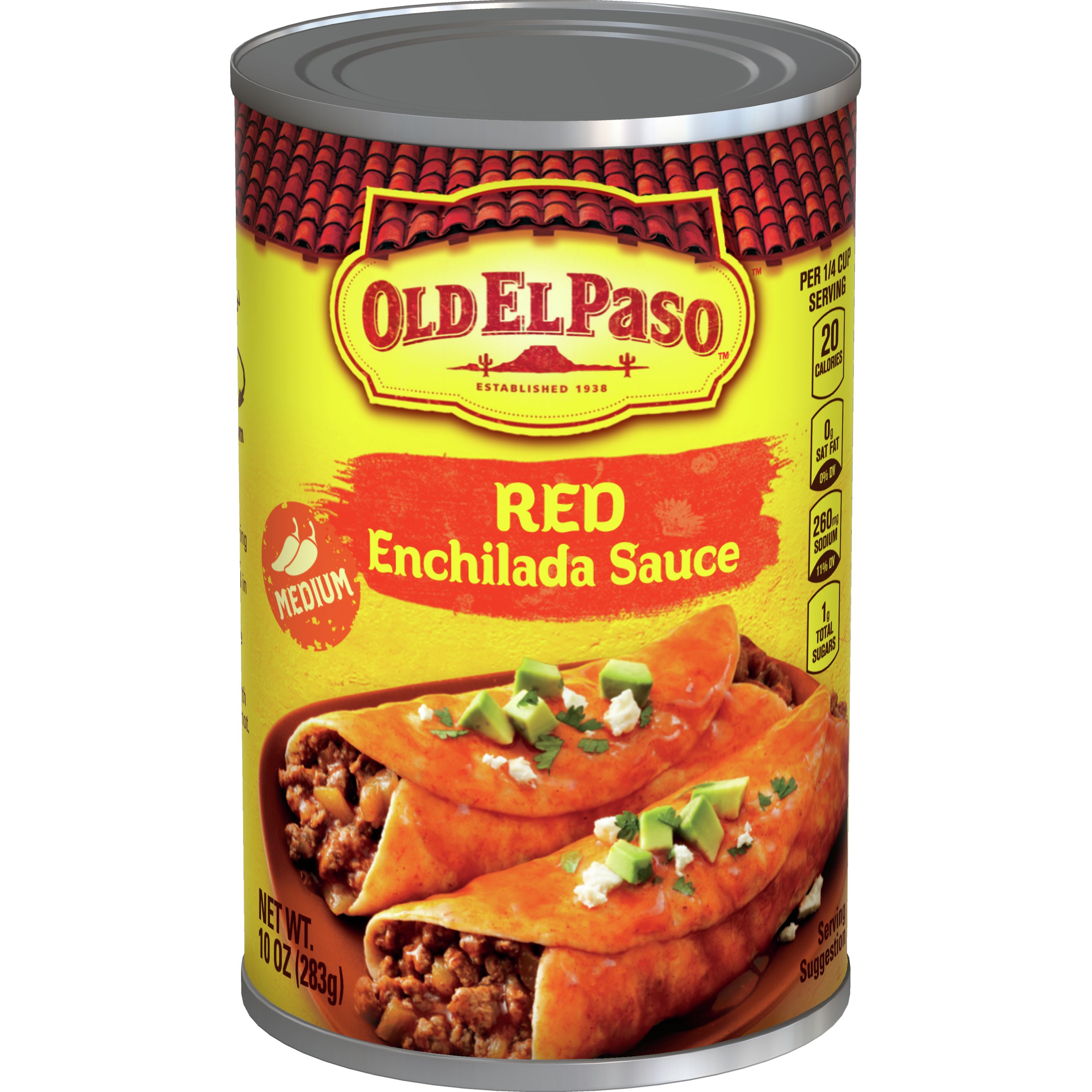 Old El Paso Enchilada Sauce, Mild, Red, 19 oz Can